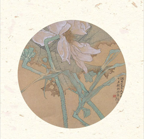 任颐·荷塘清芬