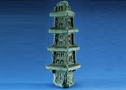 砂石佛塔龛造像