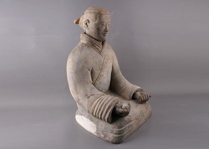跽坐陶俑