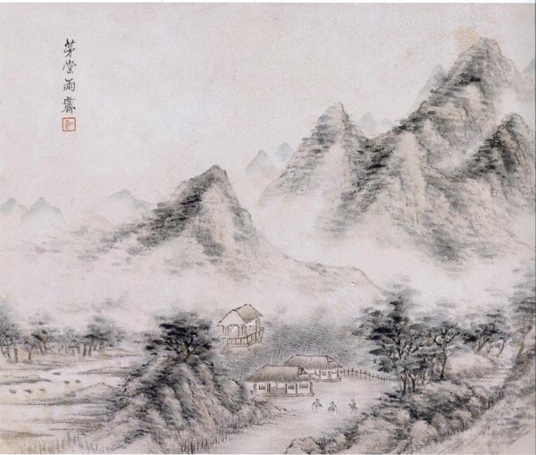 王元林·茅堂雨霏