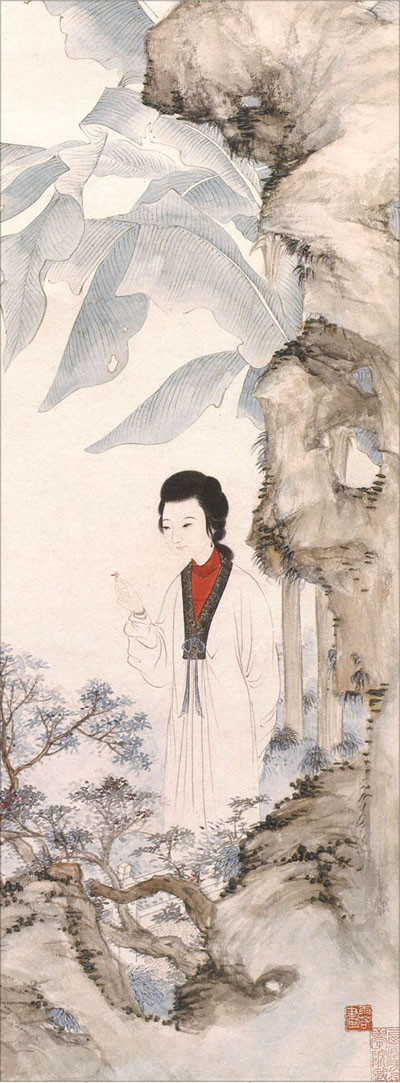 樊虚·花径侍女