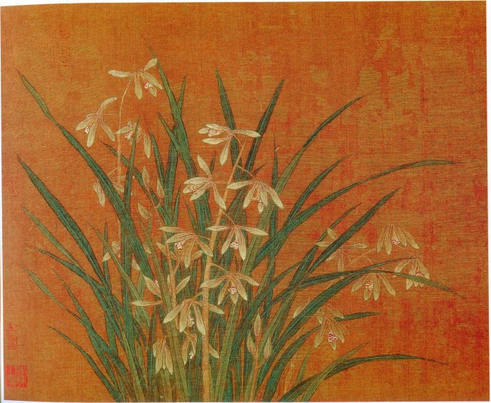 历代名家画兰花