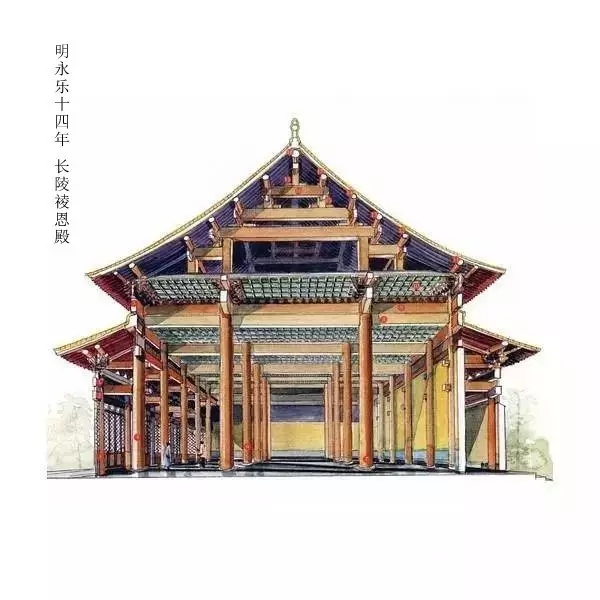 用剖视画的中国古建筑美得惊艳