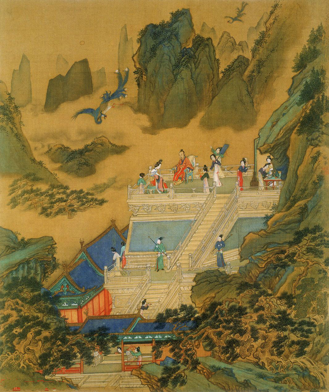 （明）仇英《工笔画大册页》