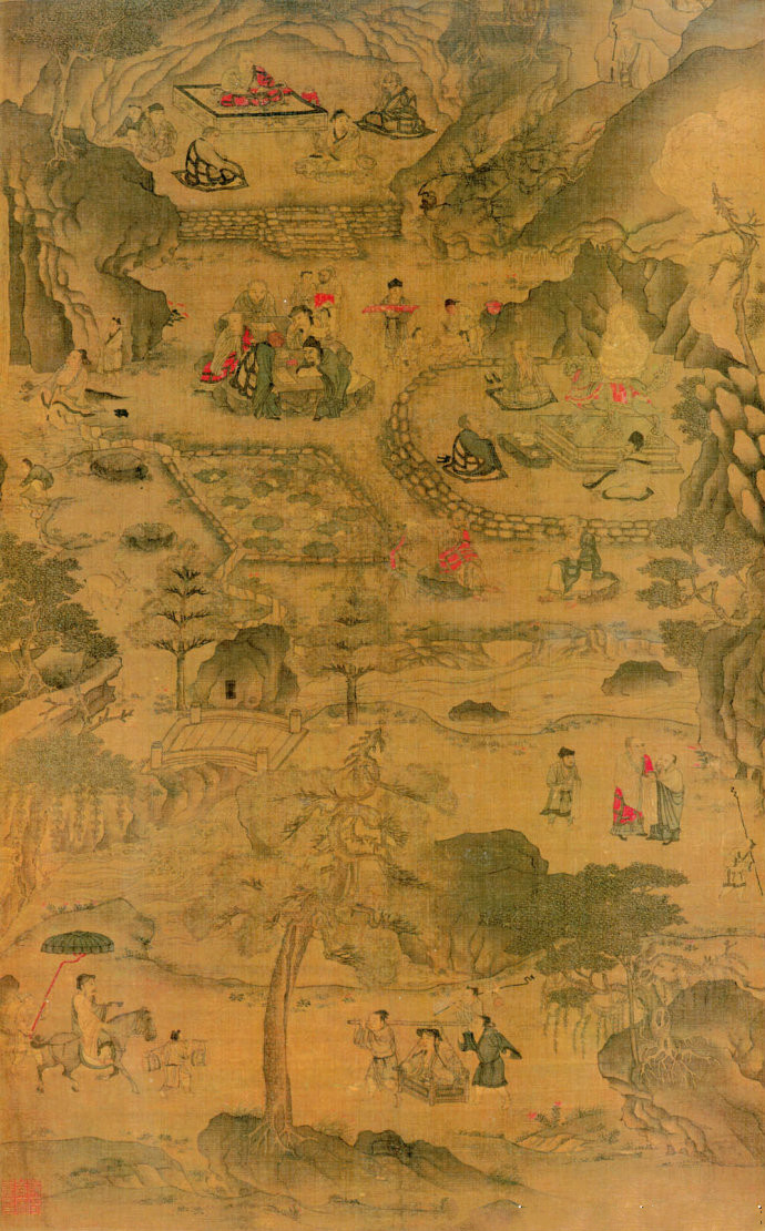 北宋李公麟《白莲社图》赏析