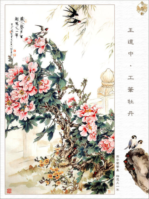 国色天香—王道中《工笔牡丹》