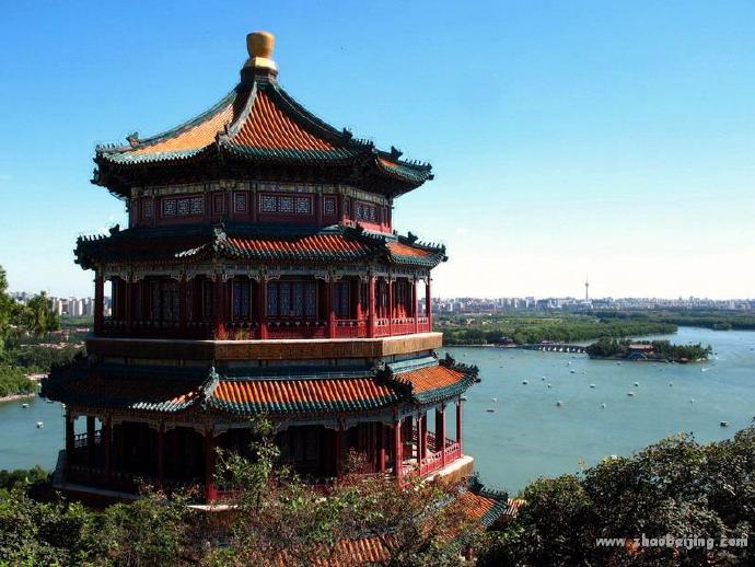 北京颐和园 佛香阁