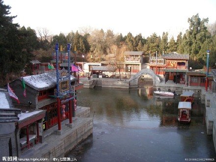 北京颐和园 苏州街