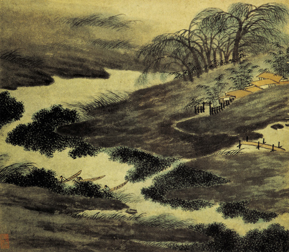 明 沈周 《东庄图册·北港》