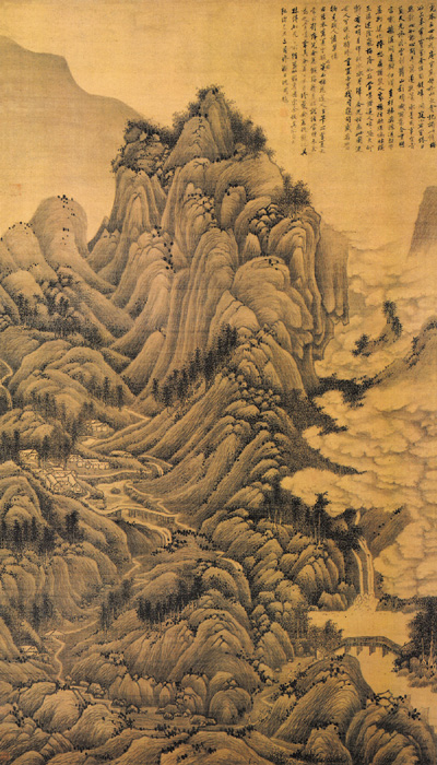 明 刘珏 《夏云欲雨图》