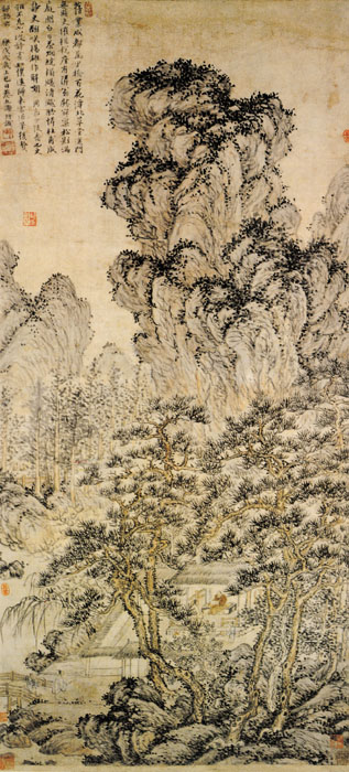 明 谢缙《谭北草堂图》
