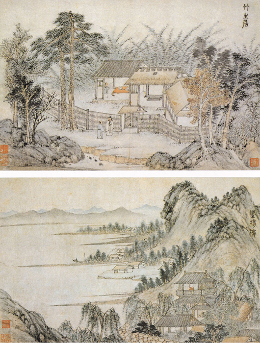 明 杜琼《南别墅图卷》