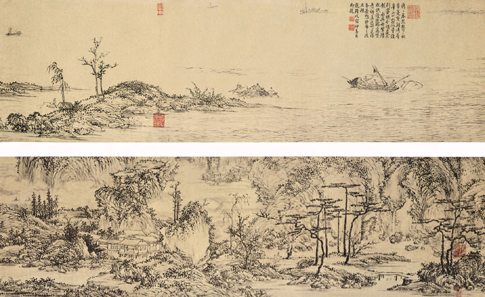 明 王绂《湖山书屋图》