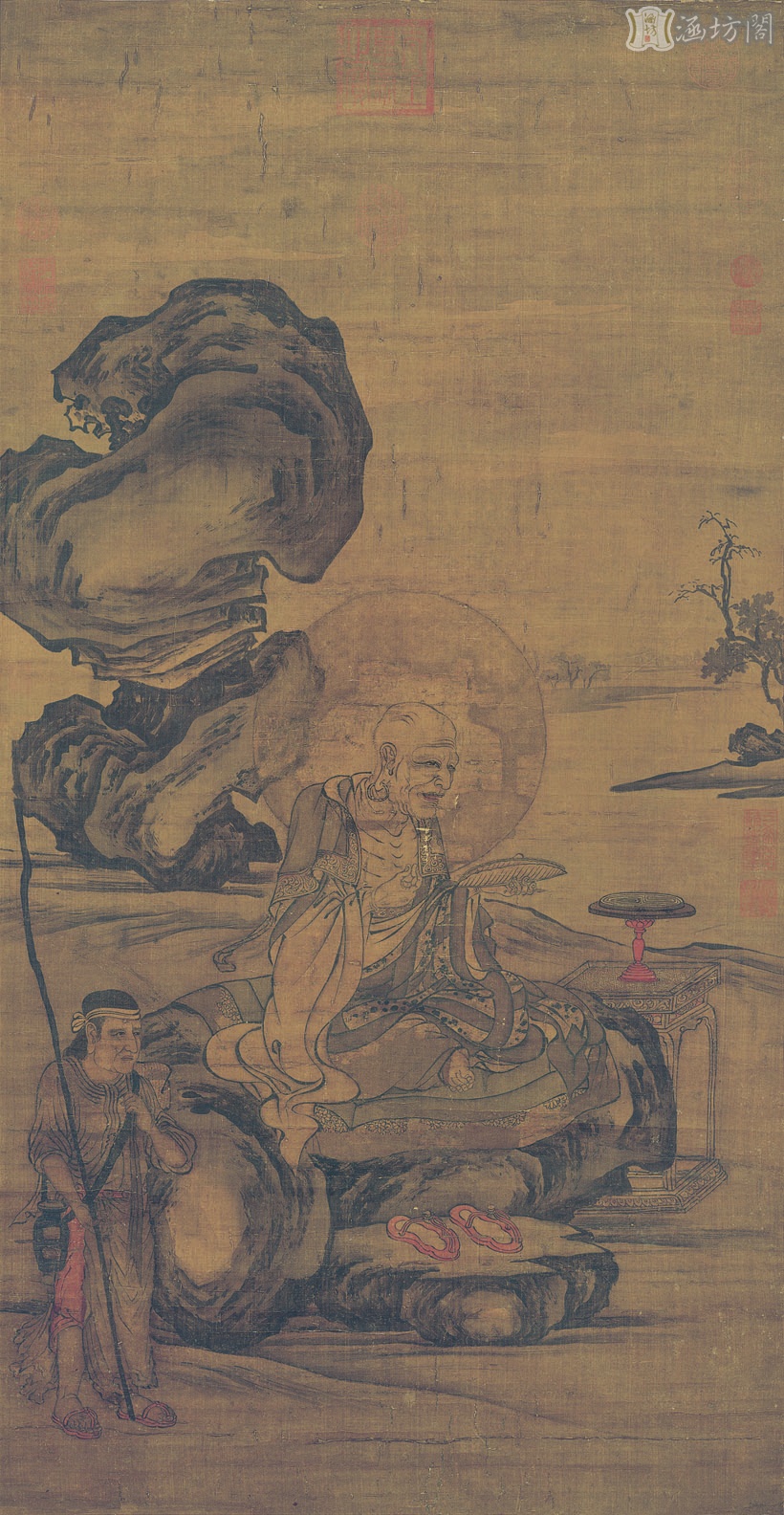宋朝 刘松年《罗汉图》