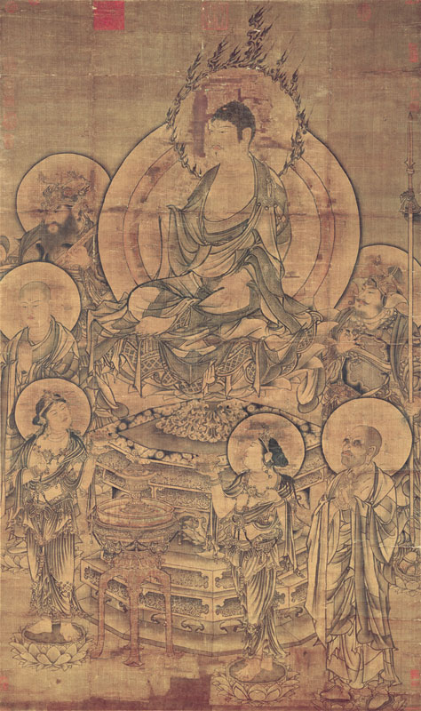 宋朝《如来说法图》