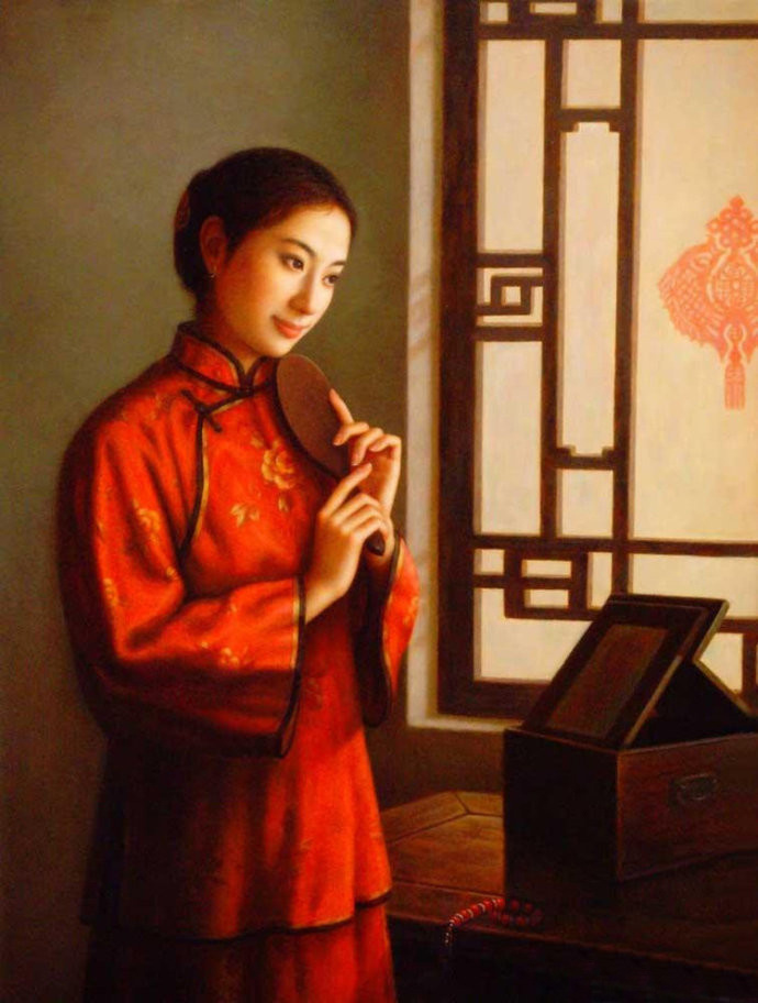 东方美丽油画欣赏