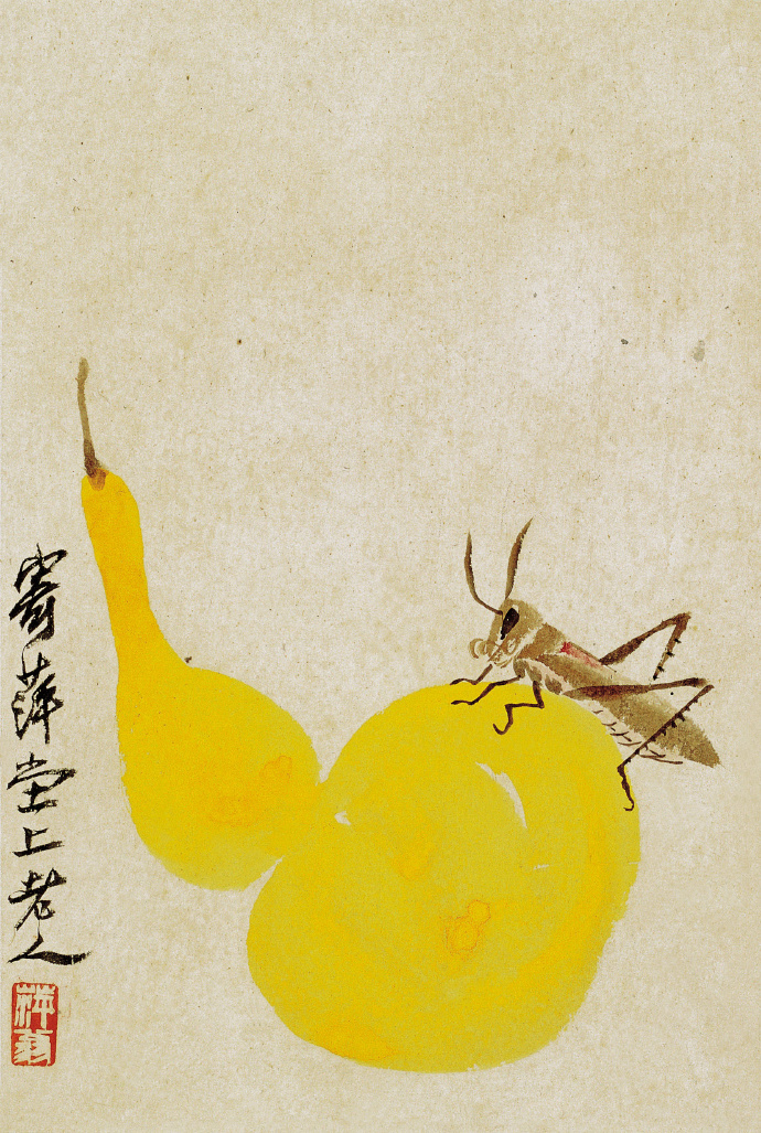 齐白石草虫高清作品欣赏(一）