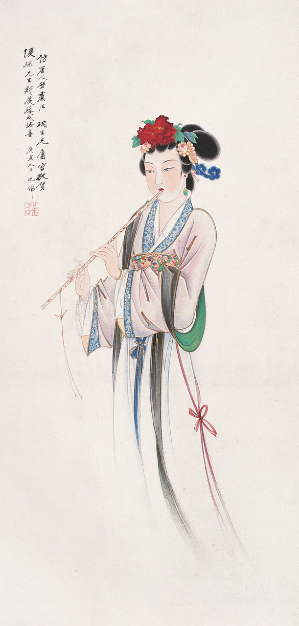 胡也佛侍女画一瞥