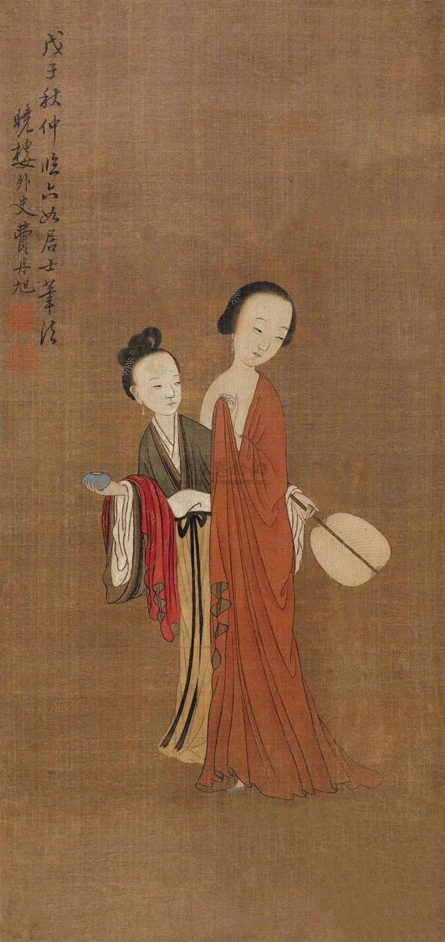 费丹旭《出浴图》