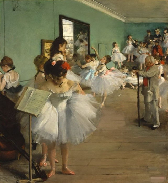 埃德加·德加《The Dance Class》《舞蹈教室》