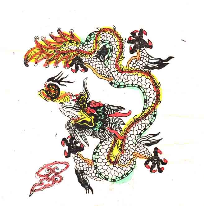 民间版画--龙