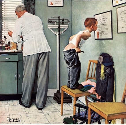 诺曼.洛克威尔(Norman Rockwell)风趣幽默的绘画作品欣赏