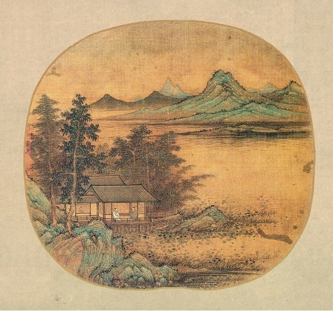 绝世国画《竹阁延宾》