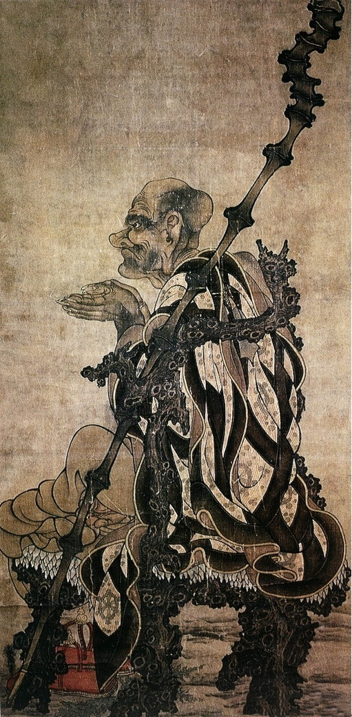 流失海外的国宝级国画《十六罗汉图·诺距罗》