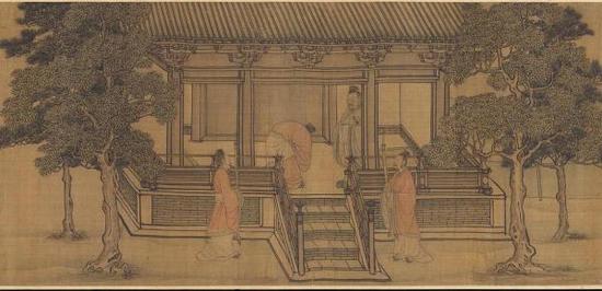 南宋画家-李唐《晋文公复国图》（美国大都会艺术博物館）