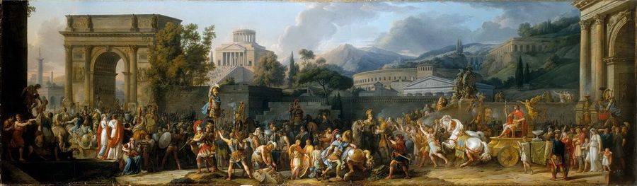 韦尔内《The Triumph of Aemilius Paulus》