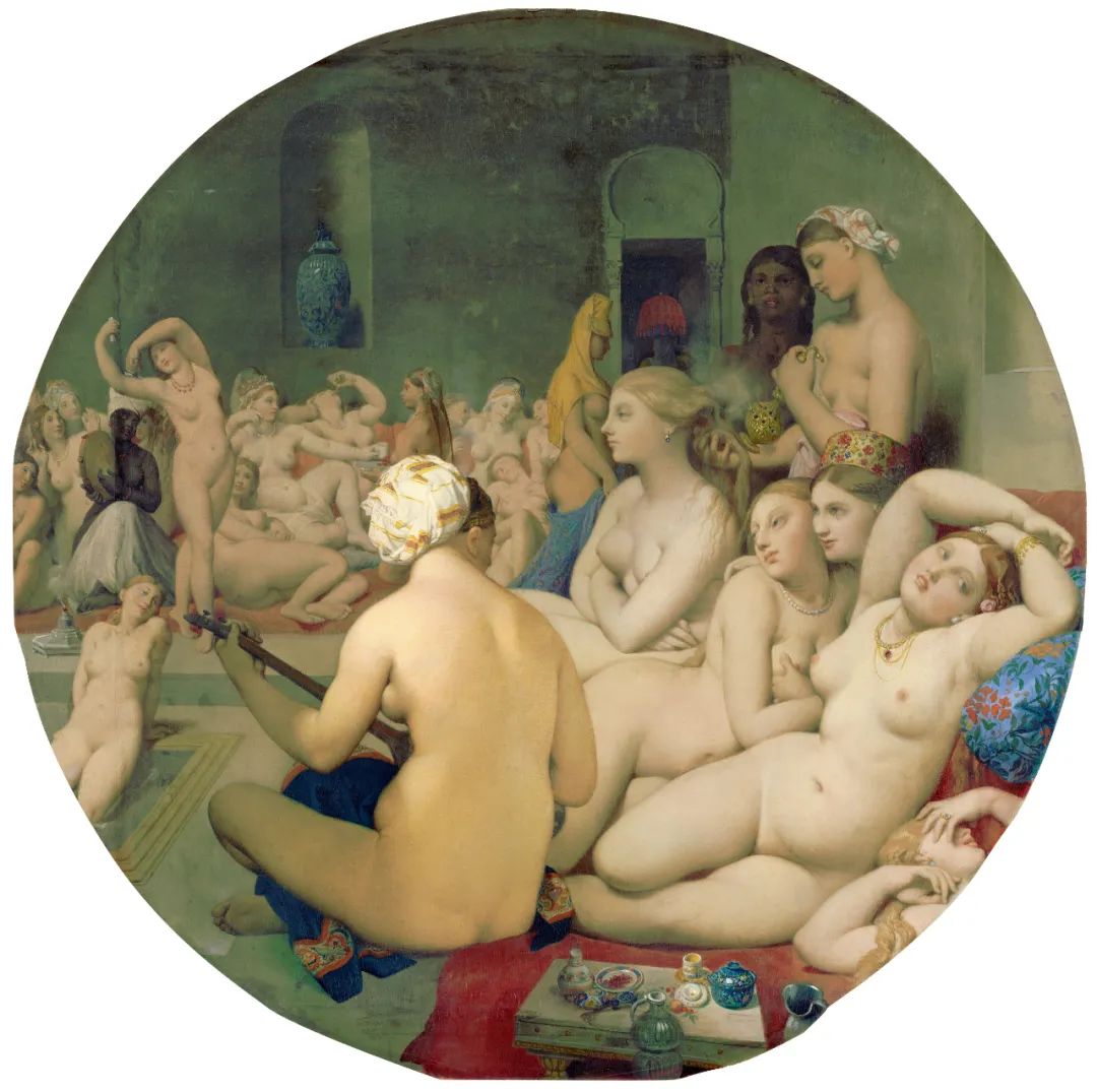 安格尔《土耳其浴女》（法文: Le Bain turc）