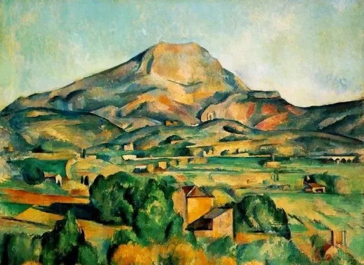 保罗·塞尚《Mont Sainte-Victoire》（圣维克多山）