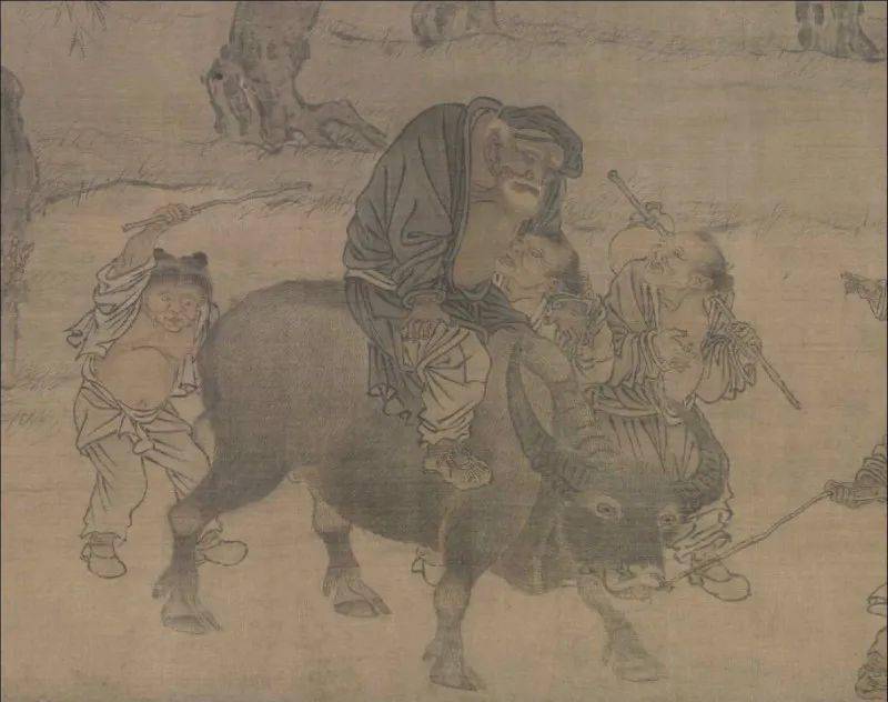宋 刘履中《田畯醉归图》