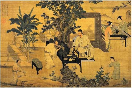 明 杜堇《玩古图》