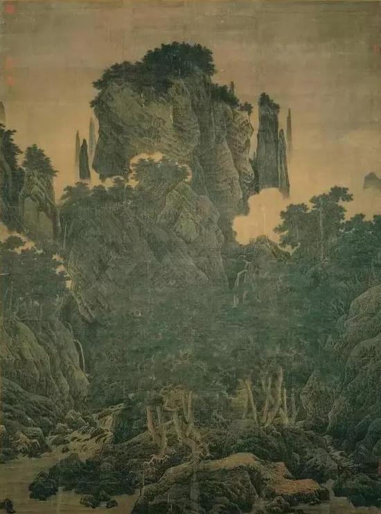 宋 李唐《万壑松风图》