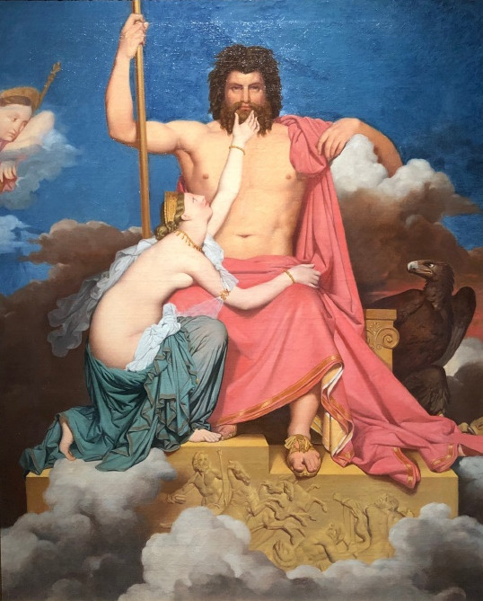 安格尔《朱庇特与西提斯》（Jupiter And Thetis）