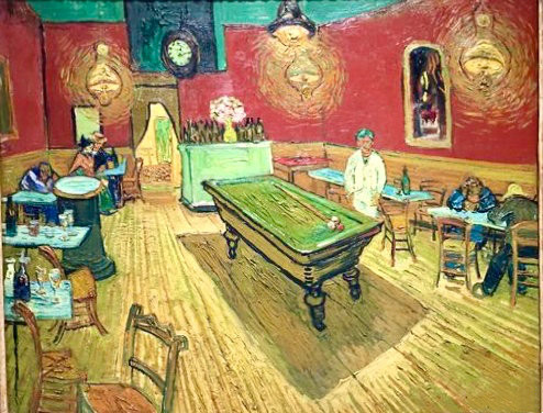 梵高《Night Cafe》（夜间的咖啡馆 ）