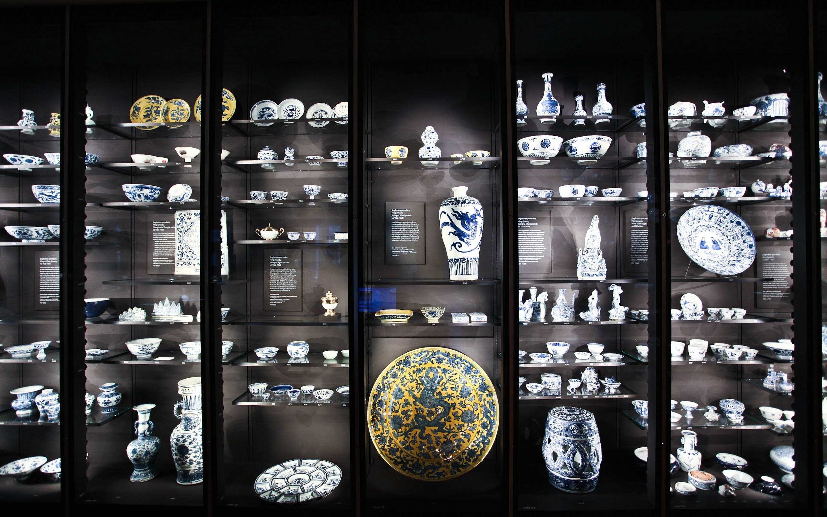 大英博物馆95号展厅的中国瓷器