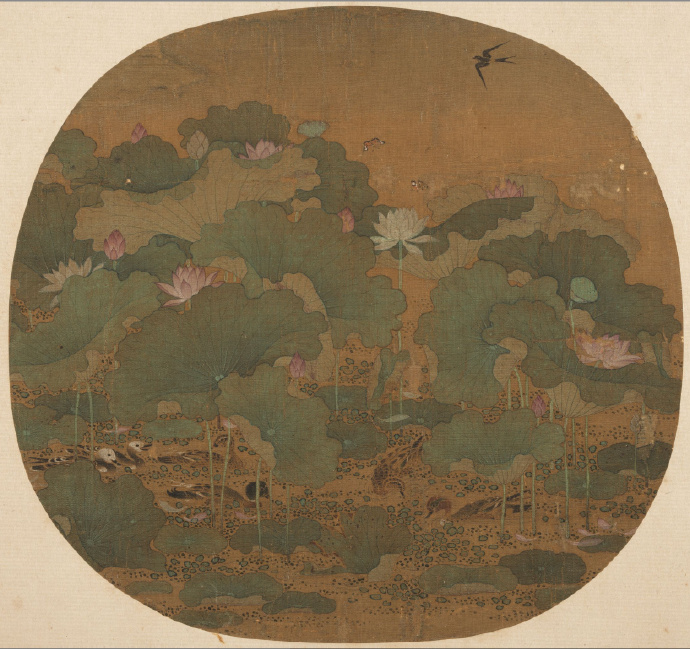南宋 冯大有《太液荷风图》