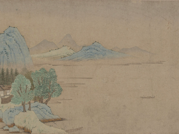 元 钱选《山居图》
