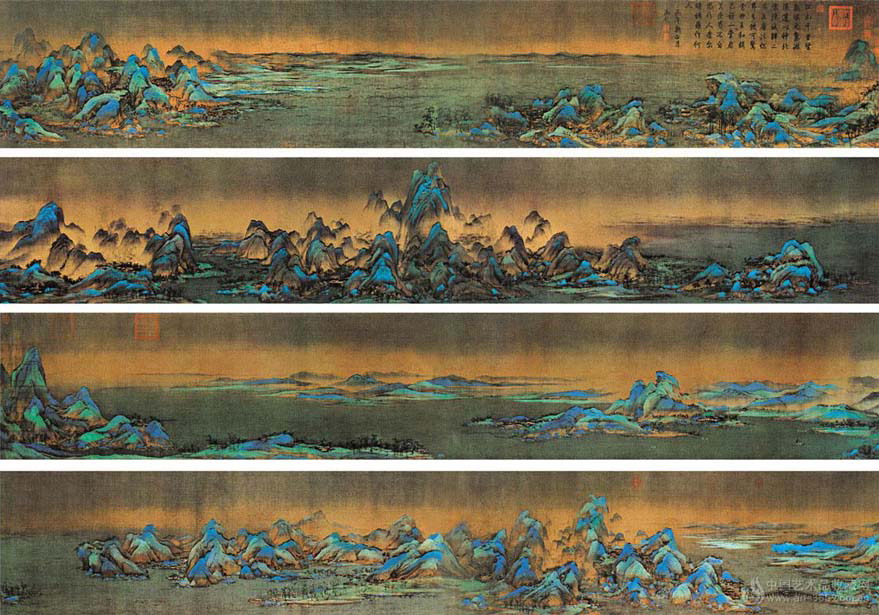 宋代画家王希孟之《千里江山图》