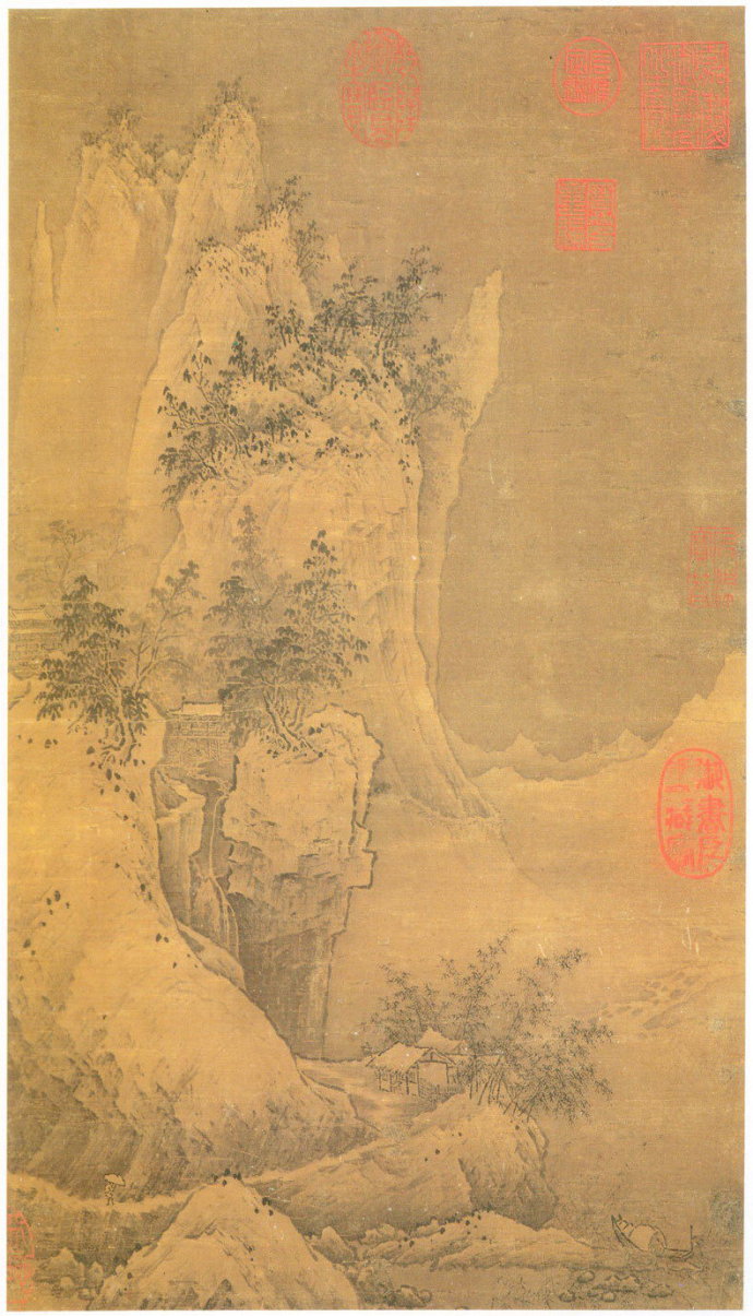宋 高克明《溪山积雪图》（台北故宫博物院藏）