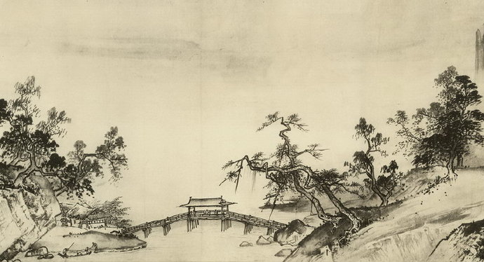 南宋画家夏圭传世名画赏析