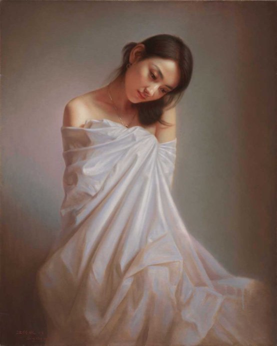 当代油画家-冮兴永人物作品选