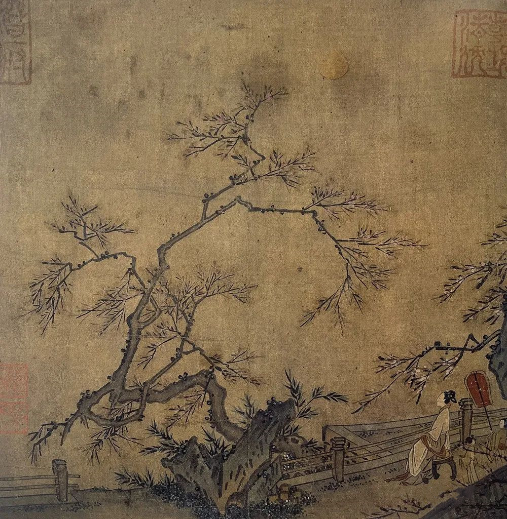 宋 佚名《江妃玩月图》