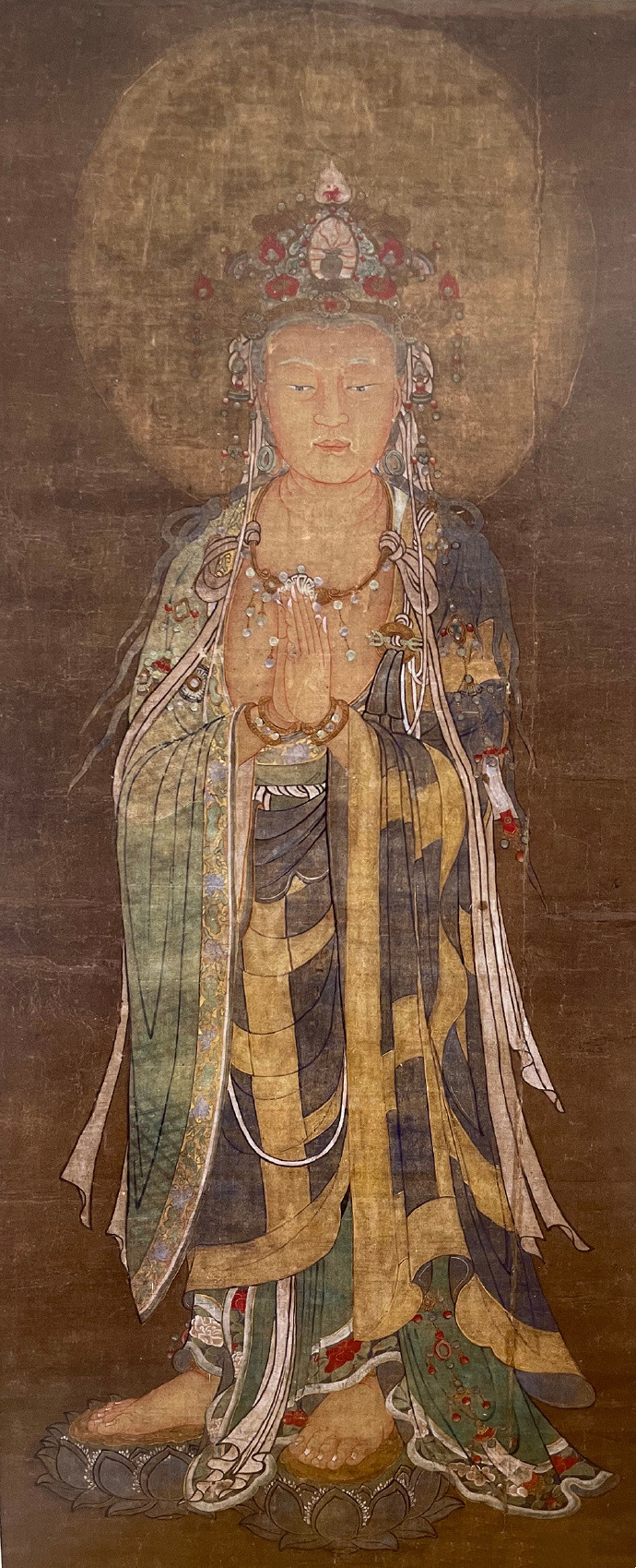 元 佚名《势至菩萨像》