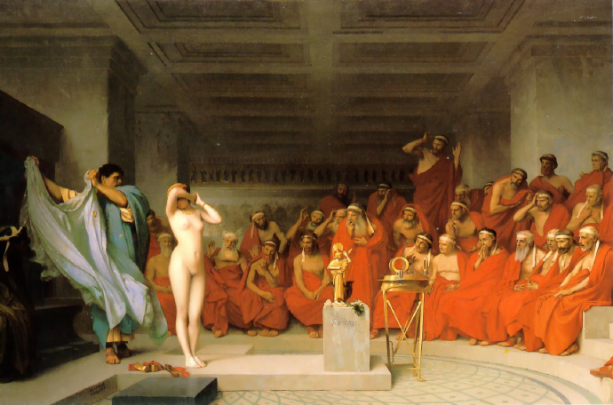 让·莱昂·热罗姆《Phryne Before The Areopagus》 《法