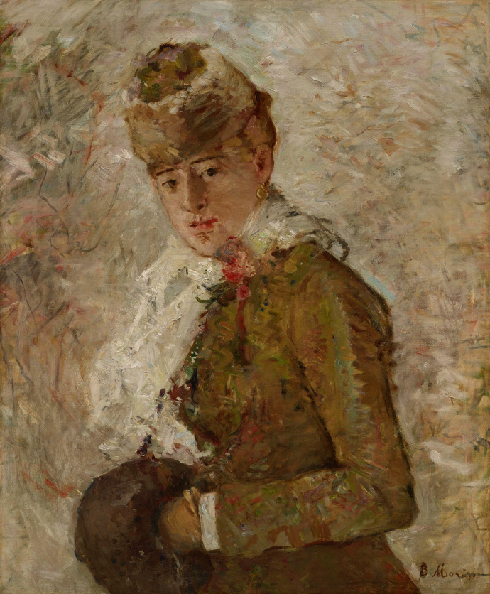 女子肖像－Berthe Morisot（贝尔特·莫里索）