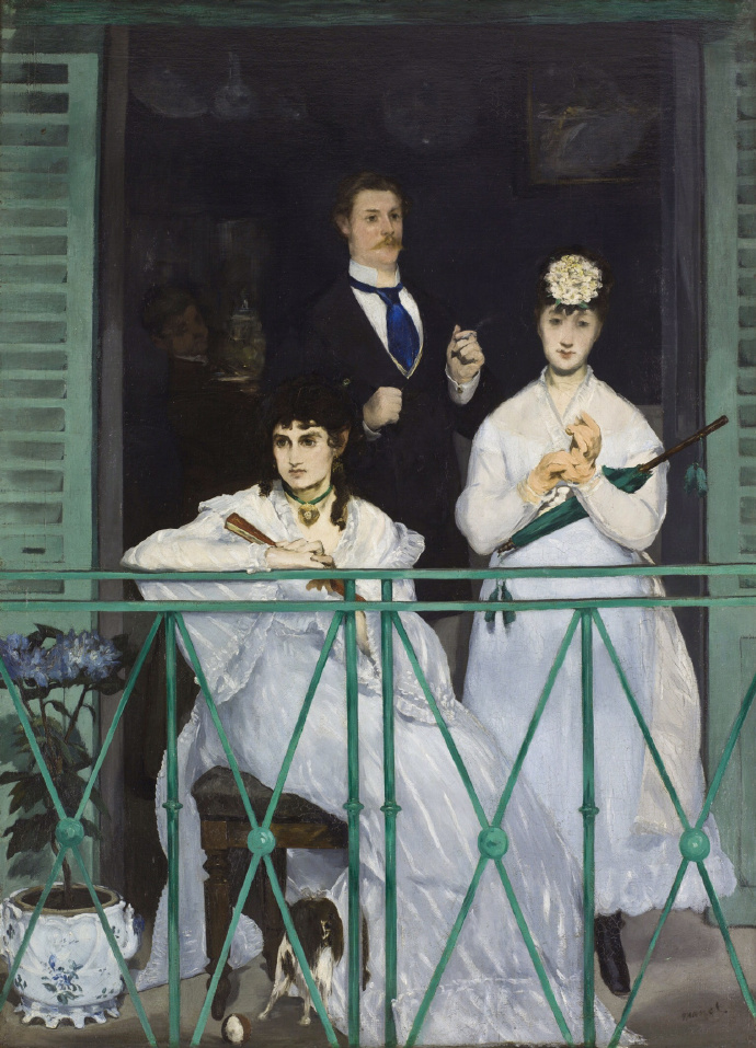 爱德华·马奈《The Balcony》(阳台)