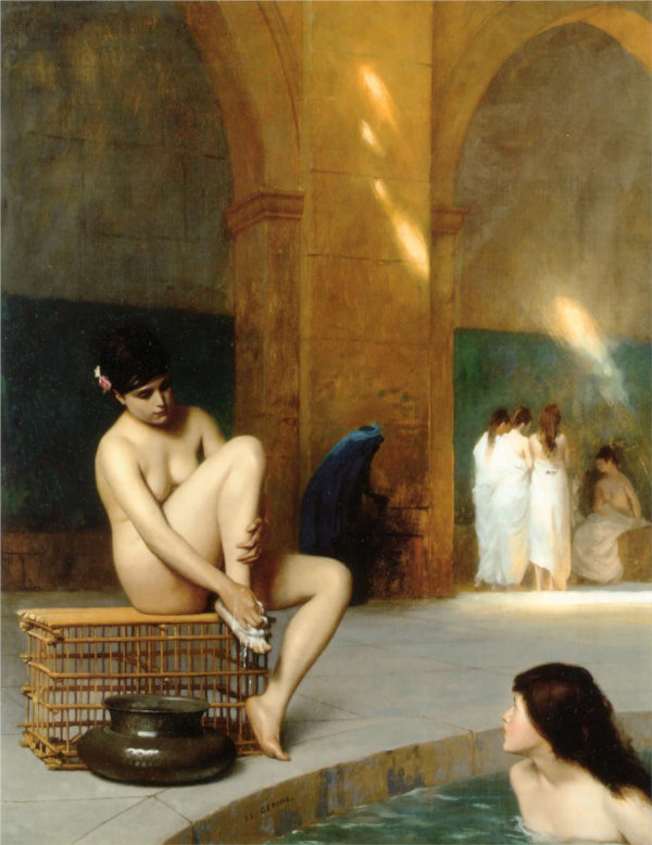 1889热罗姆《Nude Girl》（裸女）